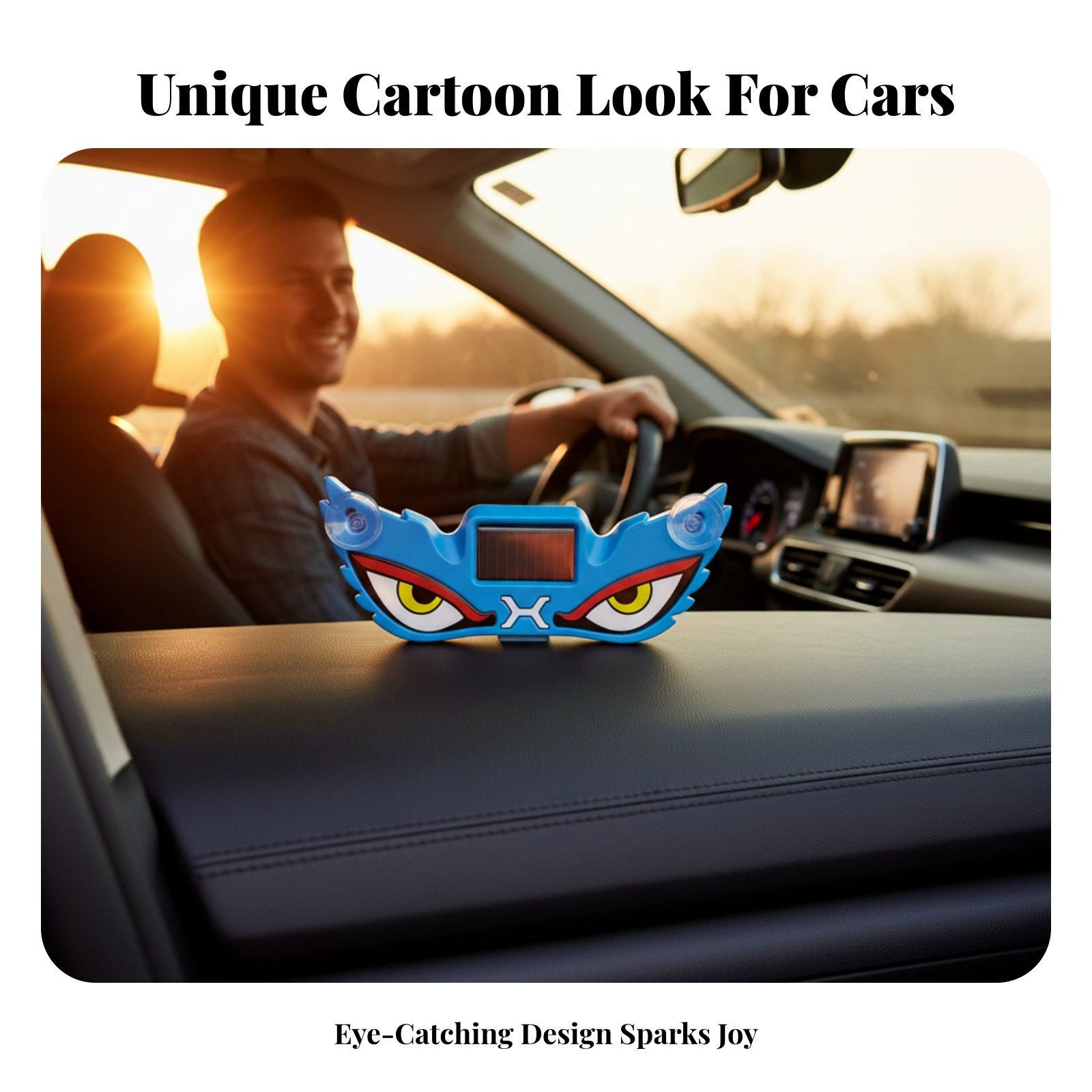 Lighting Interior Decor - Evil-eye Shaped Suction Cup Car Light