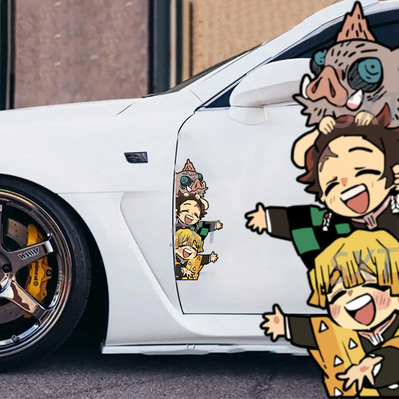 Lighting Mcqueen Bedroom Decor - Cartoon Anime Demon Slayer Waterproof Car