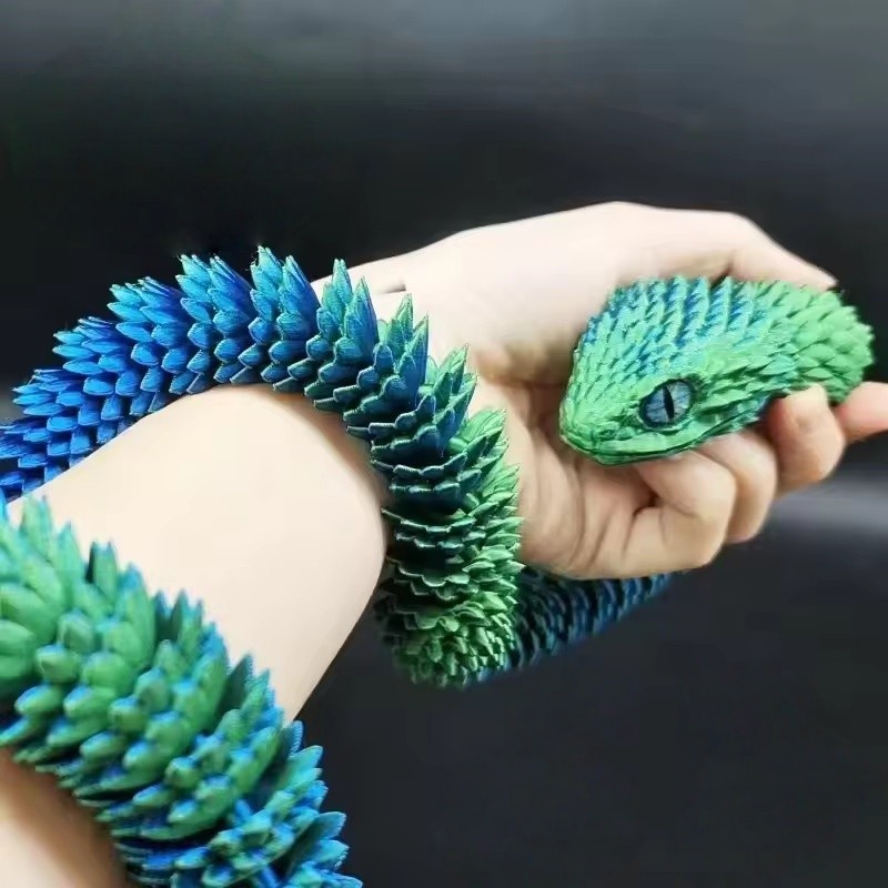 Lighting Mcqueen Bedroom Decor - 3D Printed Creative Snake Viper Multi-joint
