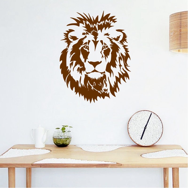 Lion Head Wall Decal Car Vinyl - Lighting Mcqueen Bedroom Decor 리뷰 및 가격