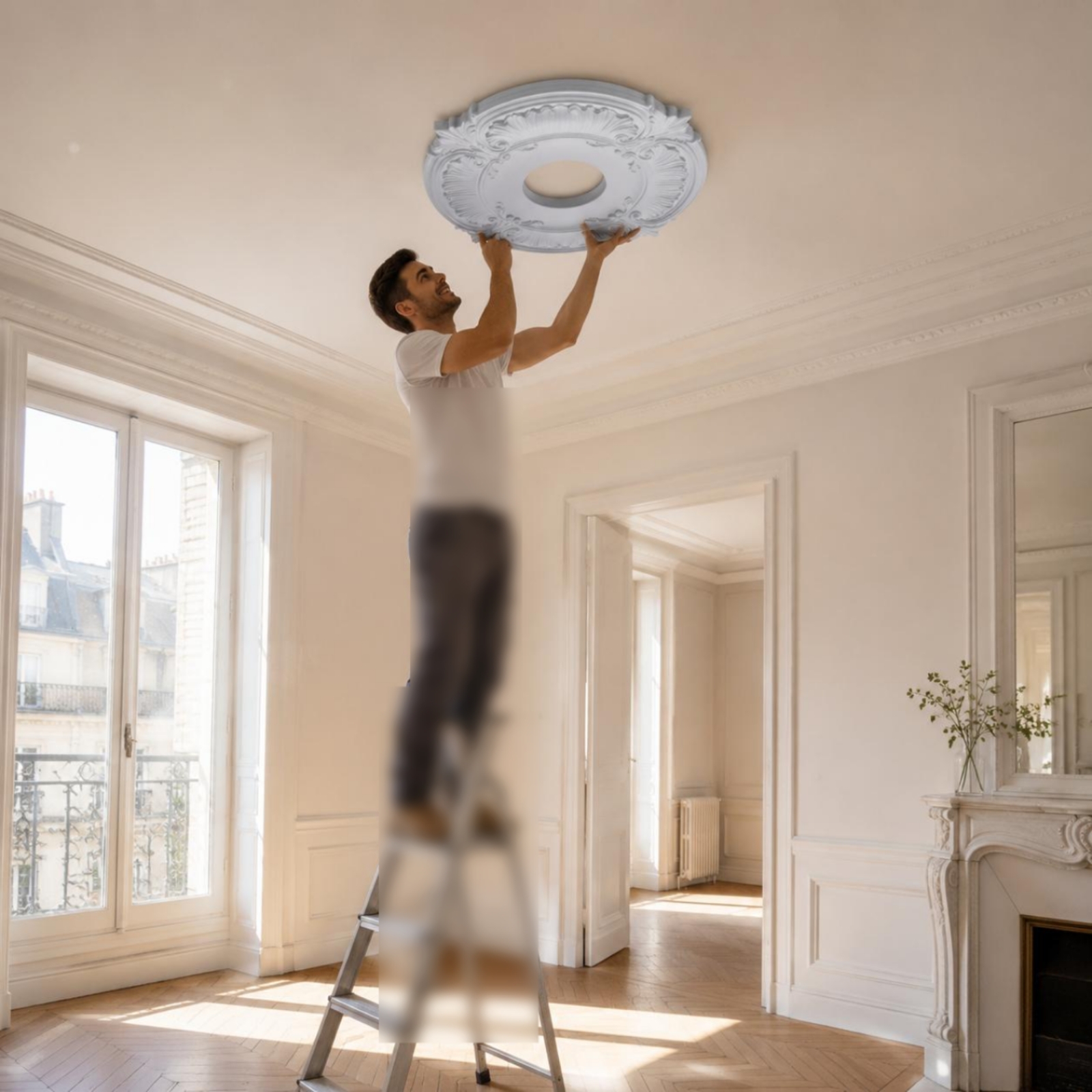 Round PU Ceiling Medallion Scr - Lightings Decoration 리뷰 및 가격