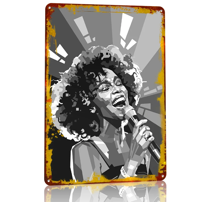 Whitney Houston Pop Art Portra - Lighting Decor Houston 리뷰 및 가격