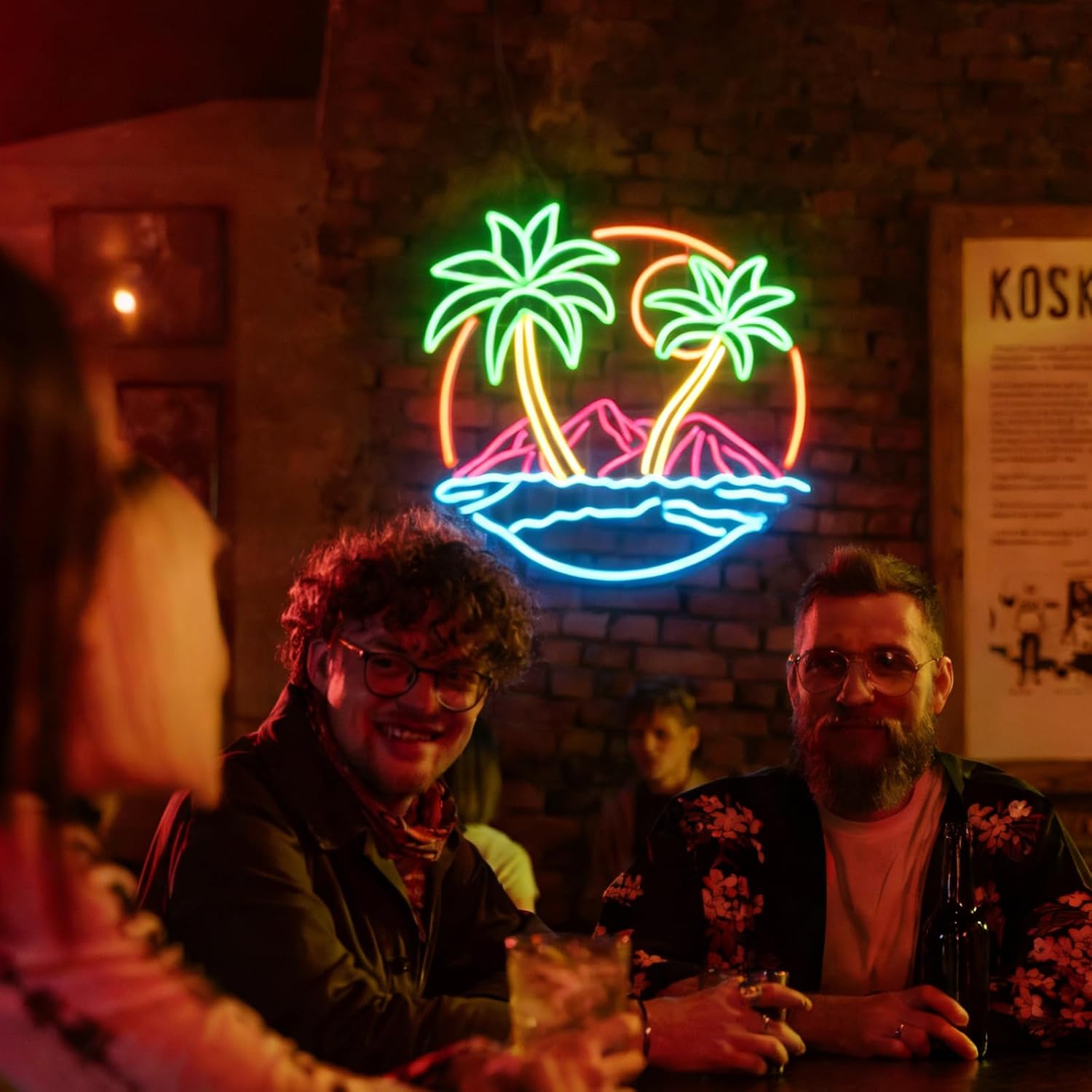 Tropical  Palm Tree LED Neon S - Wall Decor Lighting Tree 리뷰 및 가격