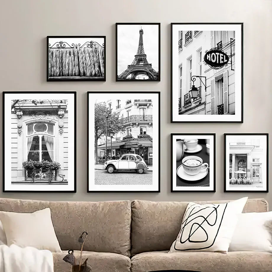 Black White Paris Towel Cafe S - Lighting Mcqueen Bedroom Decor 리뷰 및 가격
