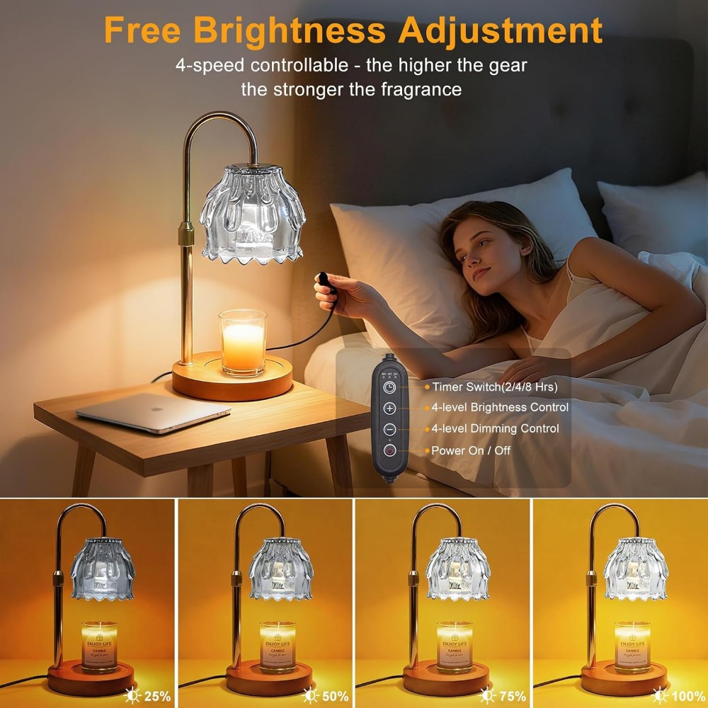 Candle Warmer Lamp with Timer  - Room Decor Lighting Lamp 리뷰 및 가격