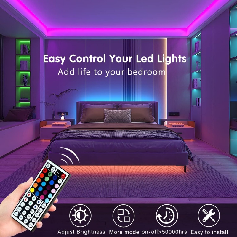 DC 5V USB LED Strip Lights APP - Room Decor Lighting Lamp 리뷰 및 가격