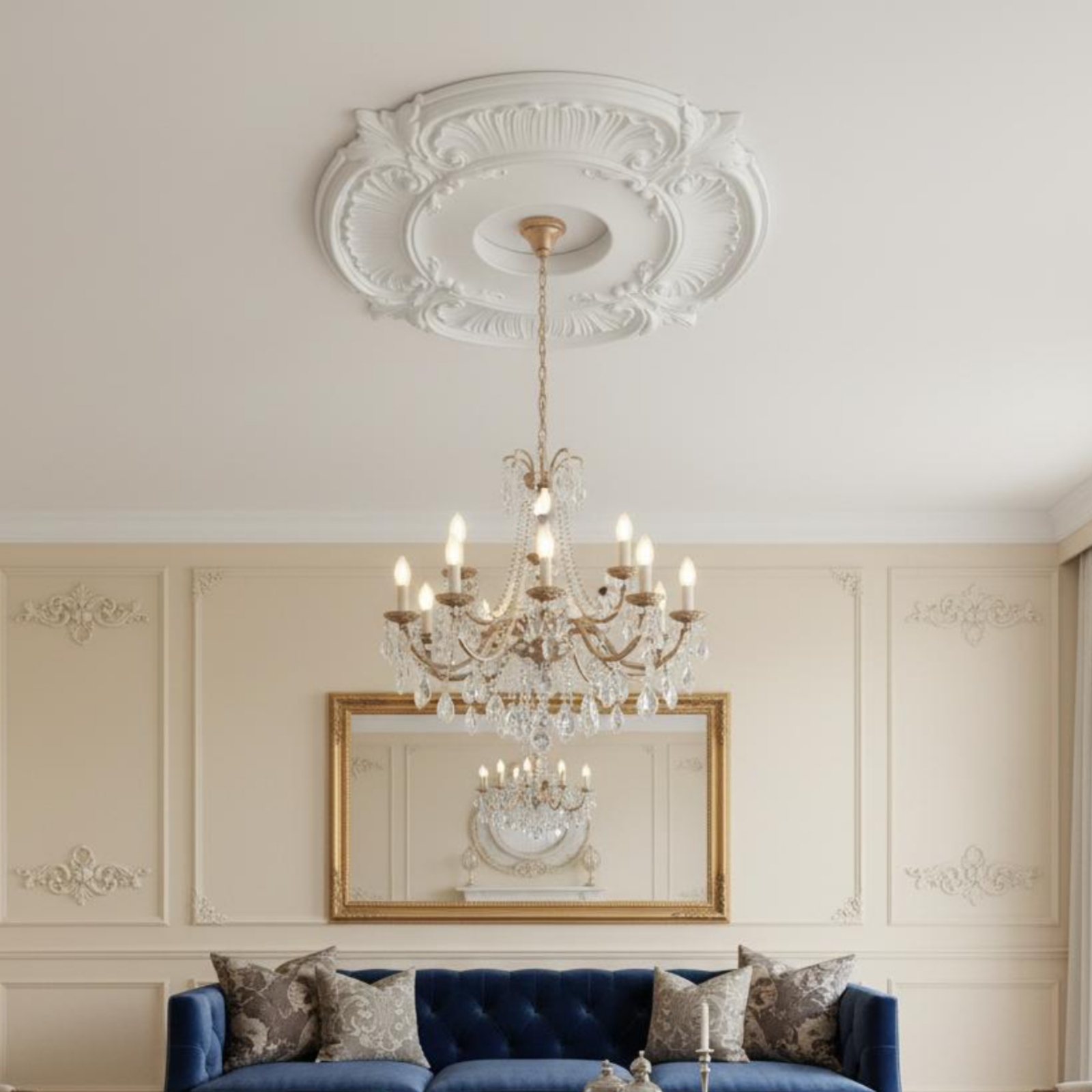 Round PU Ceiling Medallion Scr - Lightings Decoration 리뷰 및 가격