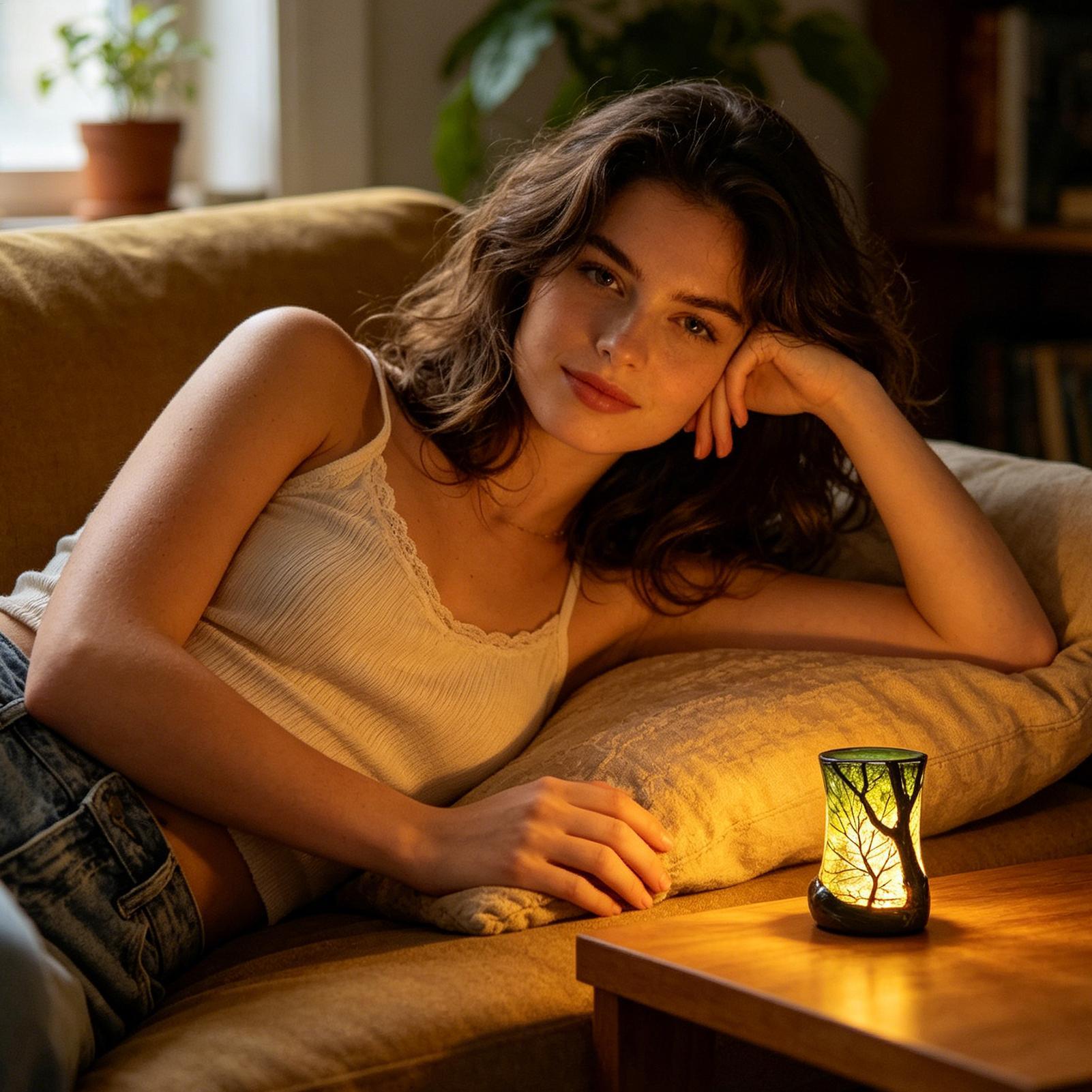 Bedside Table Lamp Forest Nigh - Lightings Decoration 리뷰 및 가격