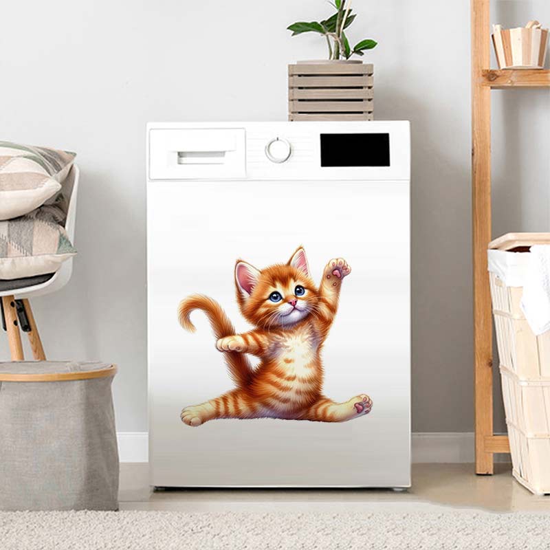 Yoga Cat  Wall Sticker Removab - Lighting Mcqueen Bedroom Decor 리뷰 및 가격