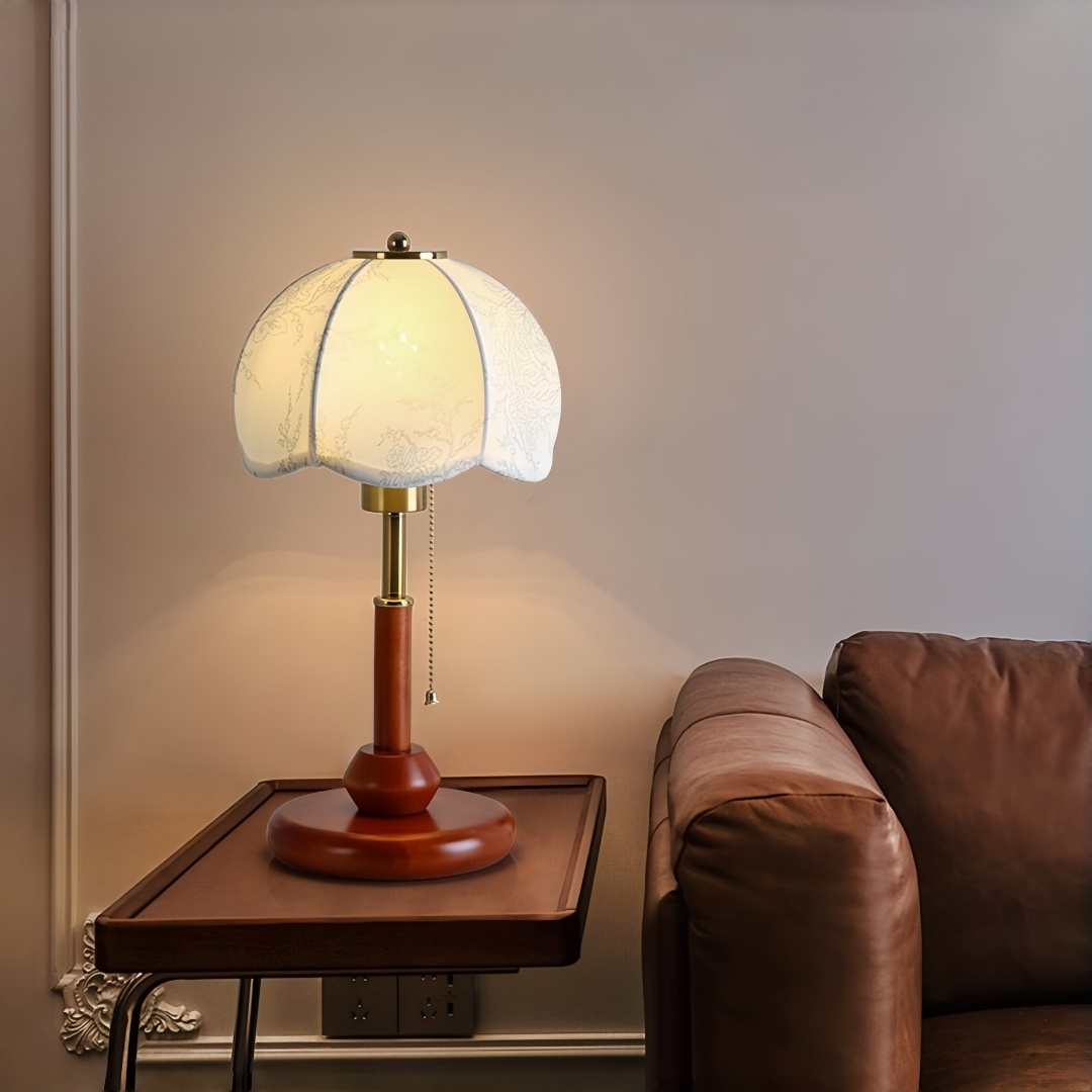 Vintage Scalloped Dome Table L - Room Decor Lighting Lamp 리뷰 및 가격