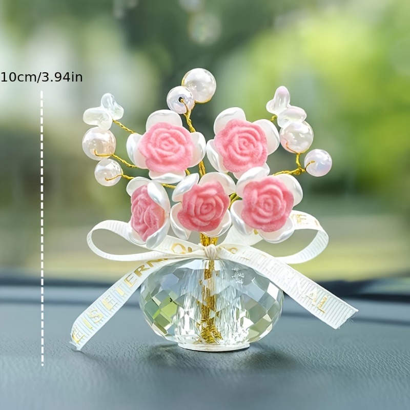 1PC Crystal Glass Rose Dashboa - Lighting Mcqueen Bedroom Decor 리뷰 및 가격