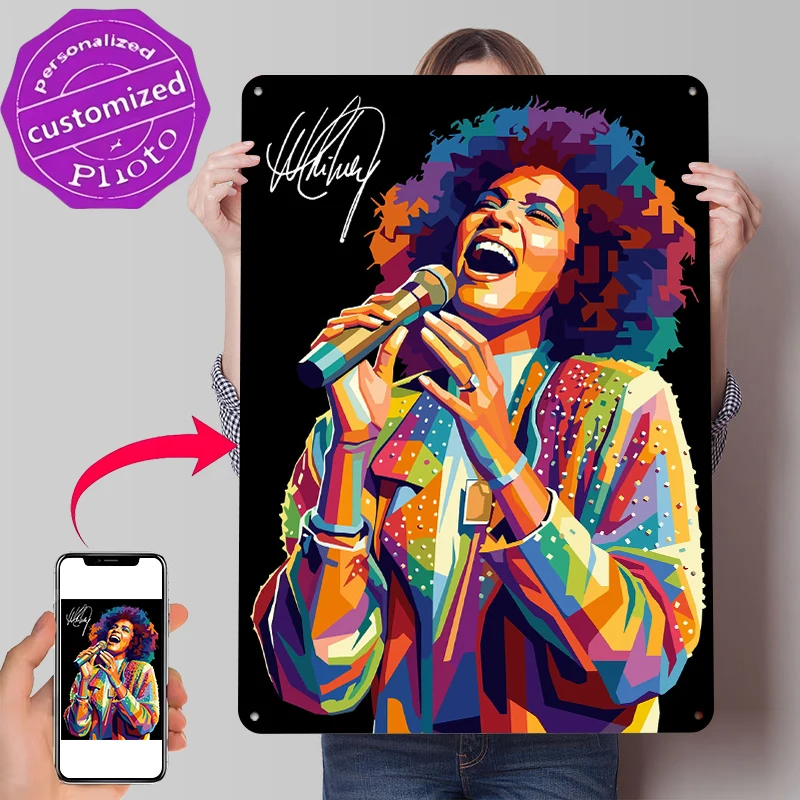 Whitney Houston Singing Pop Ar - Lighting Decor Houston 리뷰 및 가격
