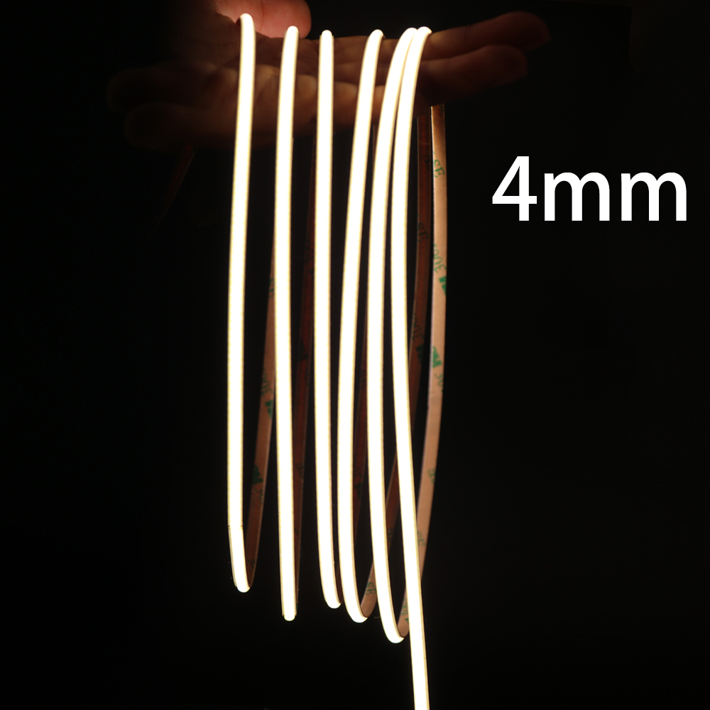 4mm Narrow COB LED Strip Light - Lighting Mcqueen Bedroom Decor 리뷰 및 가격