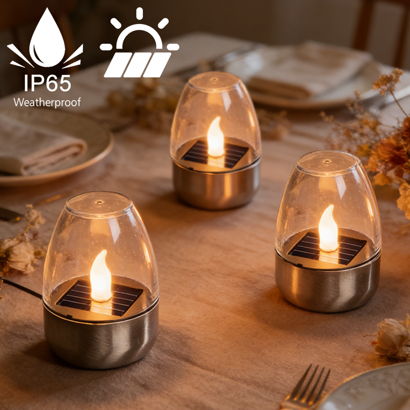 LED Solar Candles Light Flamel - Room Decor Lighting Lamp 리뷰 및 가격