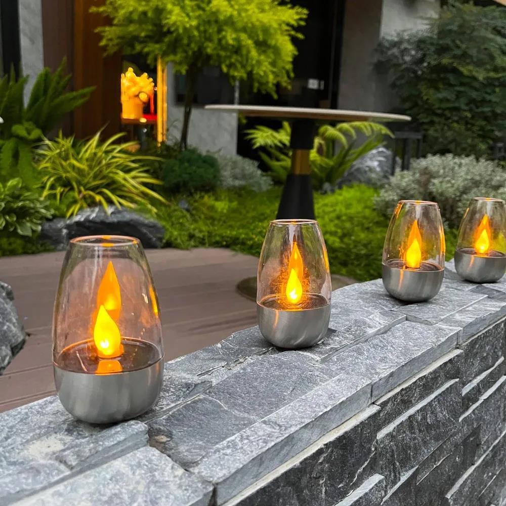 LED Solar Candles Light Flamel - Room Decor Lighting Lamp 리뷰 및 가격