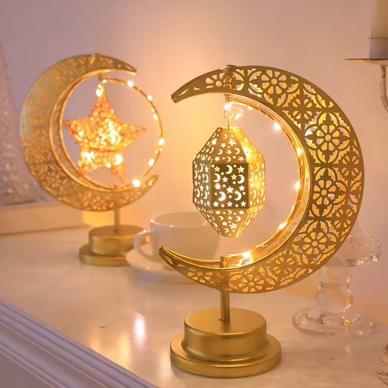 Ramadan LED Night Light Rotati - Led Moon Lamp 리뷰 및 가격