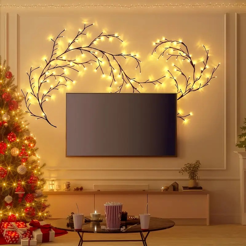144 LEDs String Light Tree Bra - Wall Decor Lighting Tree 리뷰 및 가격