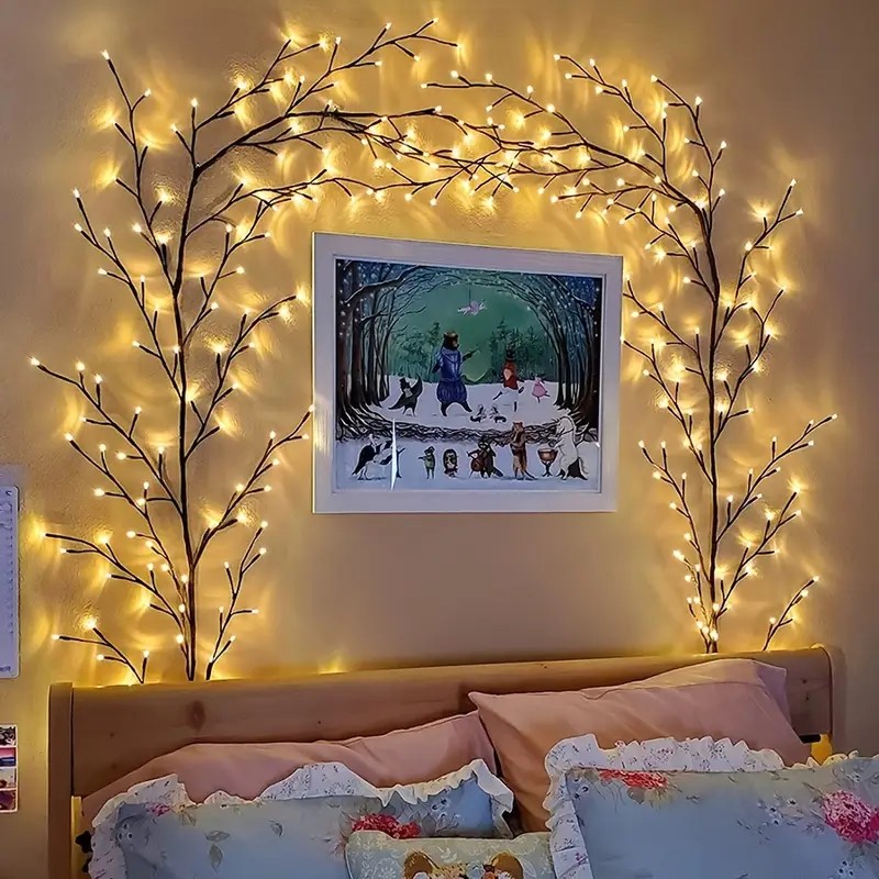 144 LEDs String Light Tree Bra - Wall Decor Lighting Tree 리뷰 및 가격