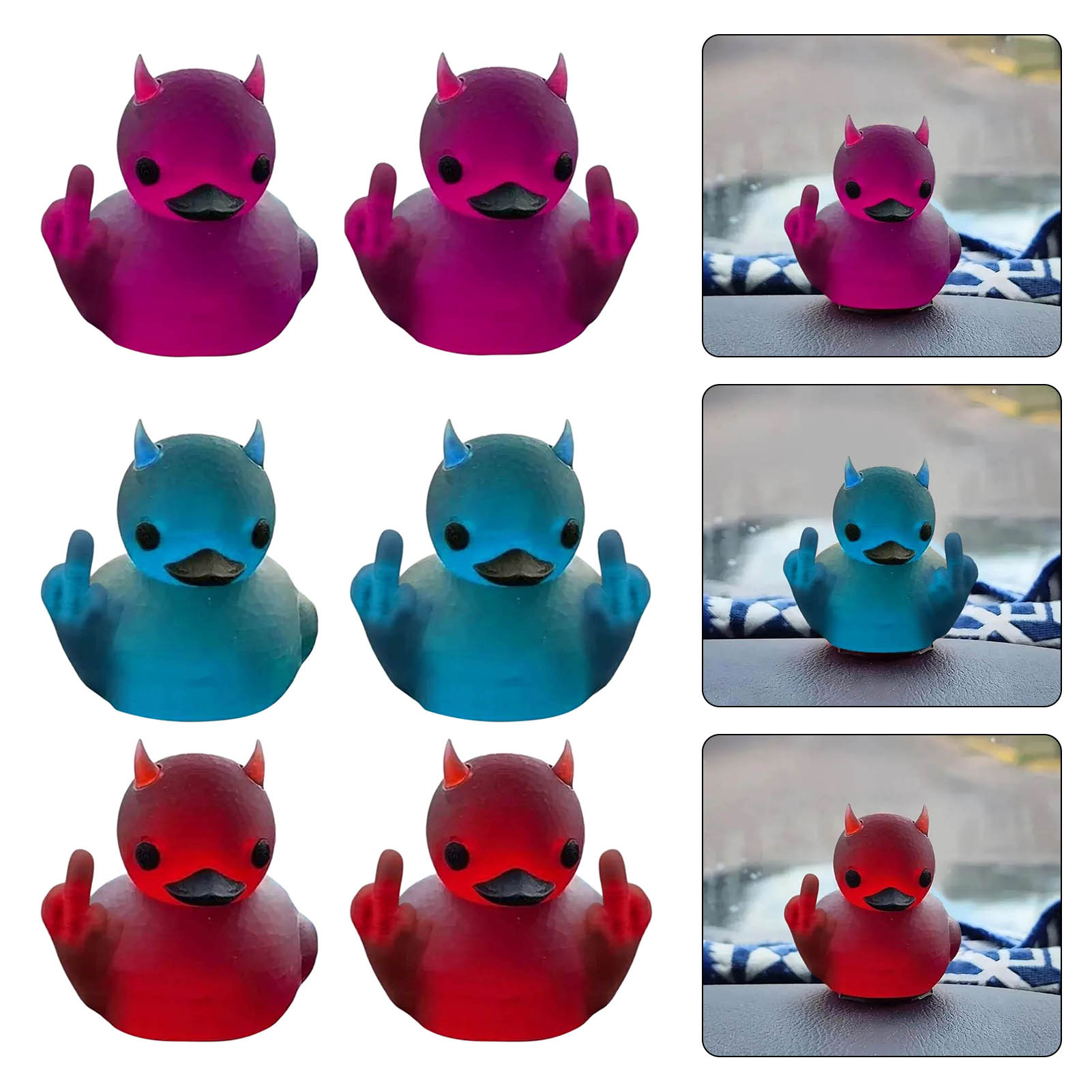 Devil Middle Finger Duck Deskt - Lighting Mcqueen Bedroom Decor 리뷰 및 가격