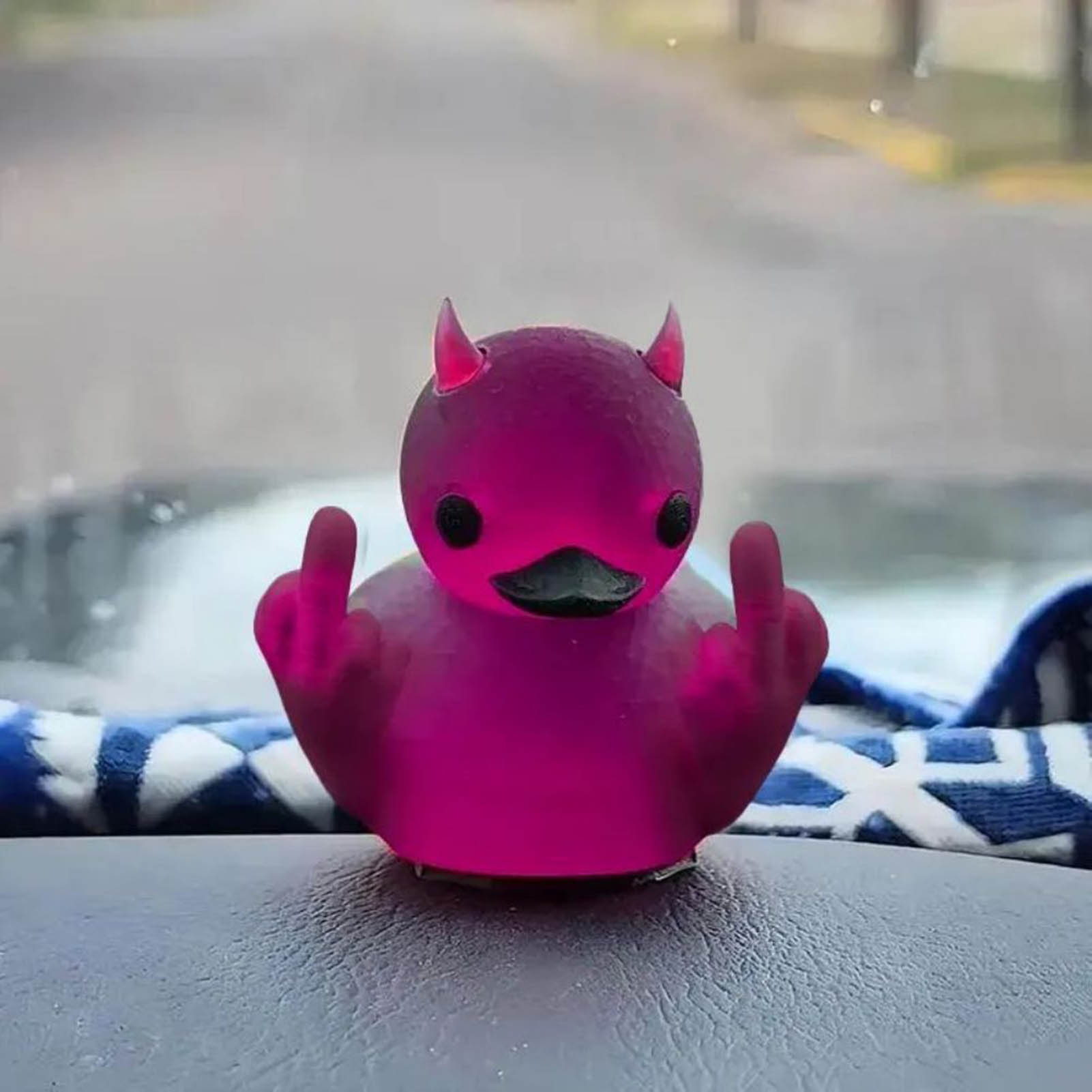 Devil Middle Finger Duck Deskt - Lighting Mcqueen Bedroom Decor 리뷰 및 가격