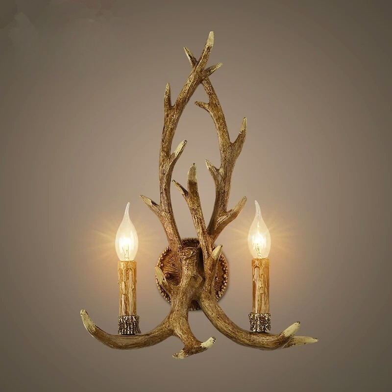 Wooden Feeling Resin Decorativ - Wall Decor Lighting Tree 리뷰 및 가격