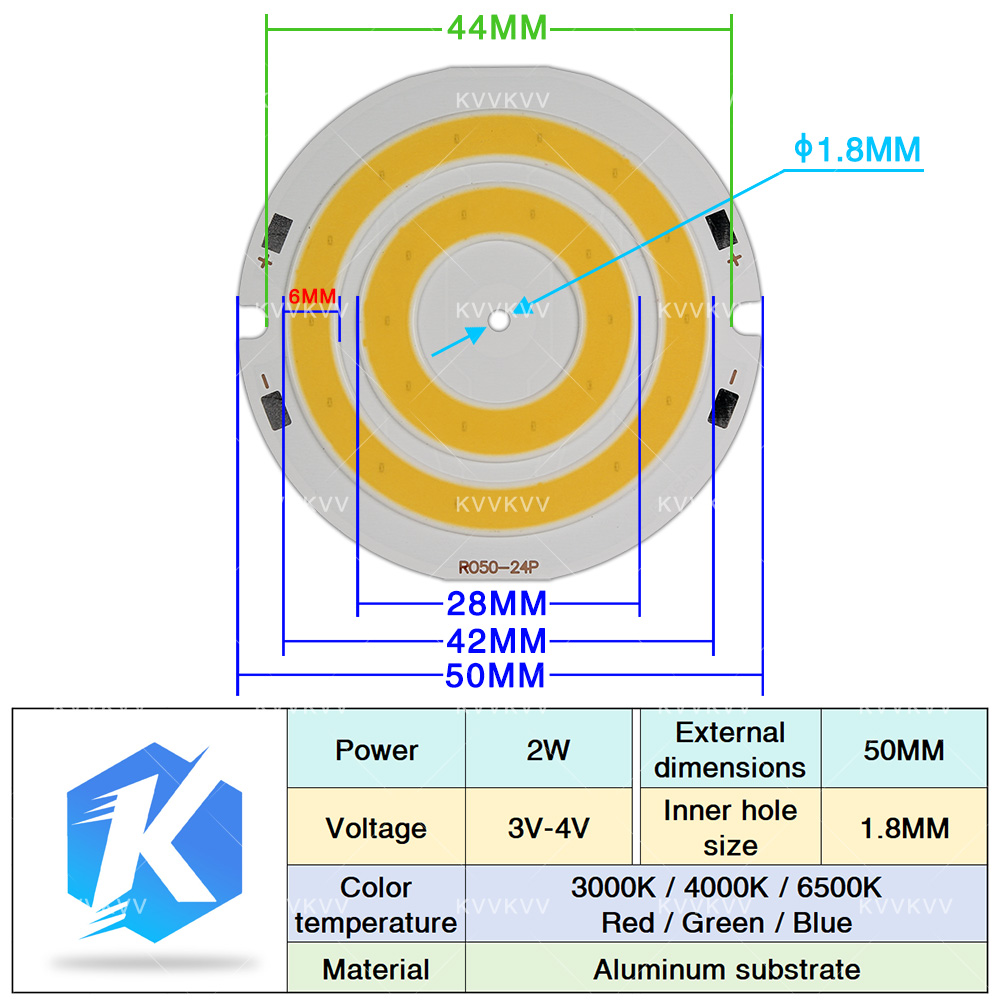 3V 4V Round COB LED Lamp Parts - Lighting Gallery 리뷰 및 가격