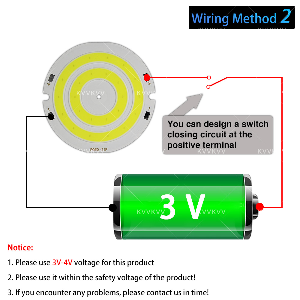 3V 4V Round COB LED Lamp Parts - Lighting Gallery 리뷰 및 가격