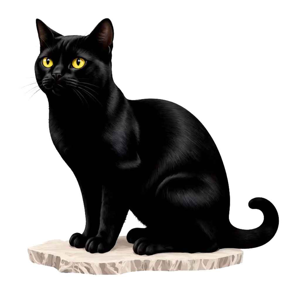 Stunning Black Cat with Glossy - Lighting Mcqueen Bedroom Decor 리뷰 및 가격