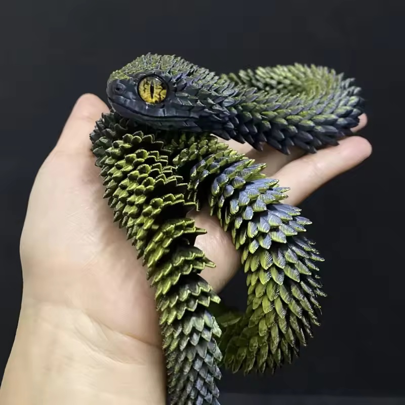 3D Printed Creative Snake Vipe - Lighting Mcqueen Bedroom Decor 리뷰 및 가격
