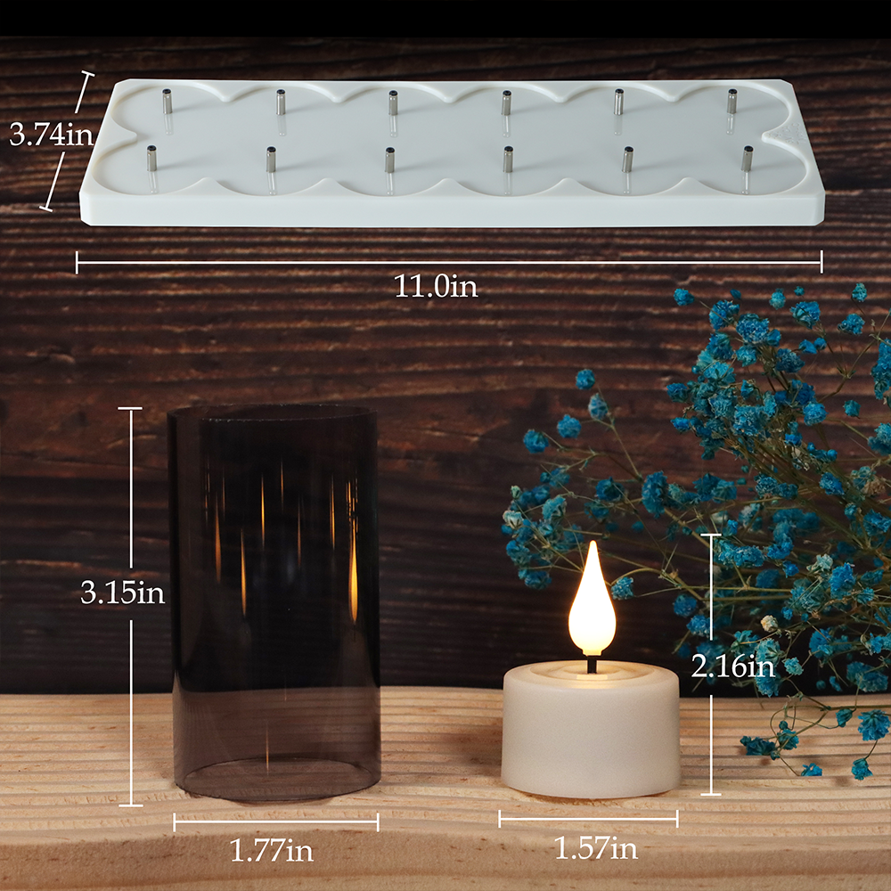 LED Candle Light Rechargeable  - Room Decor Lighting Lamp 리뷰 및 가격