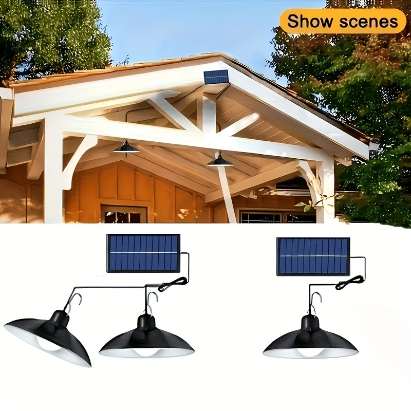 1pc Solar Pendant Light Outdoo - Room Decor Lighting Lamp 리뷰 및 가격
