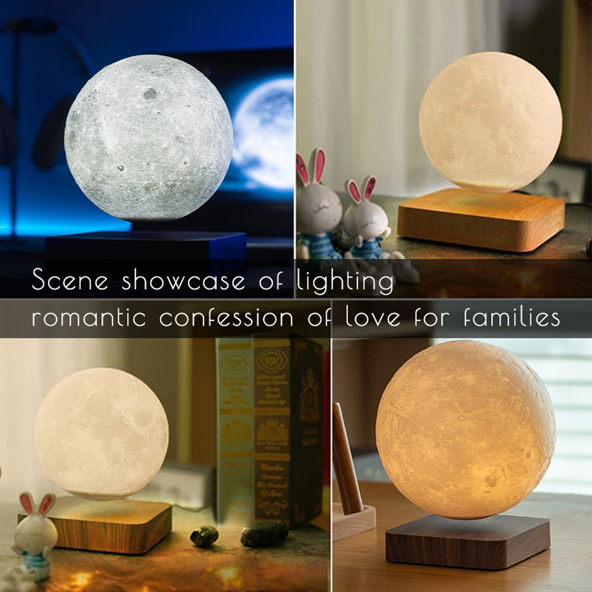 Minimalist Magnetic Levitation - Led Moon Lamp 리뷰 및 가격