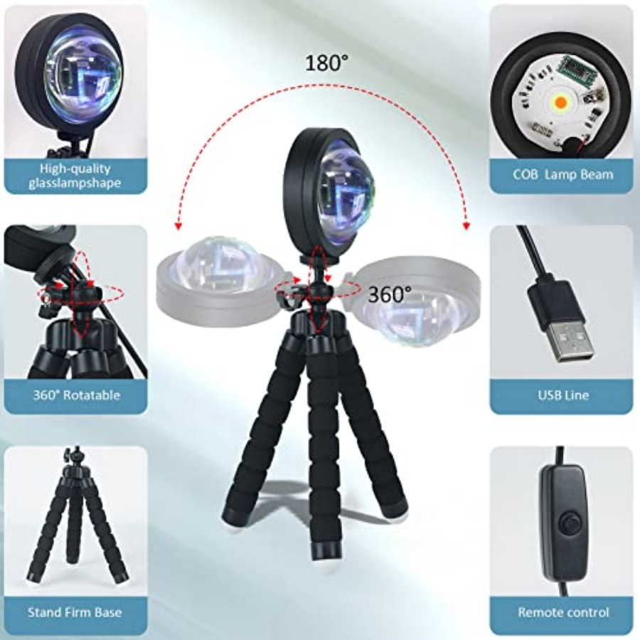 Lamp Projection Rotation LED R - Room Decor Lighting Lamp 리뷰 및 가격
