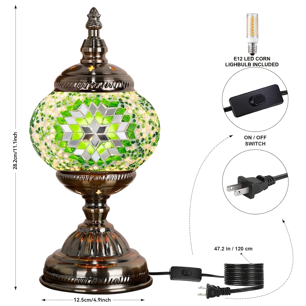 Handmade DIY Turkish Moroccan  - Room Decor Lighting Lamp 리뷰 및 가격