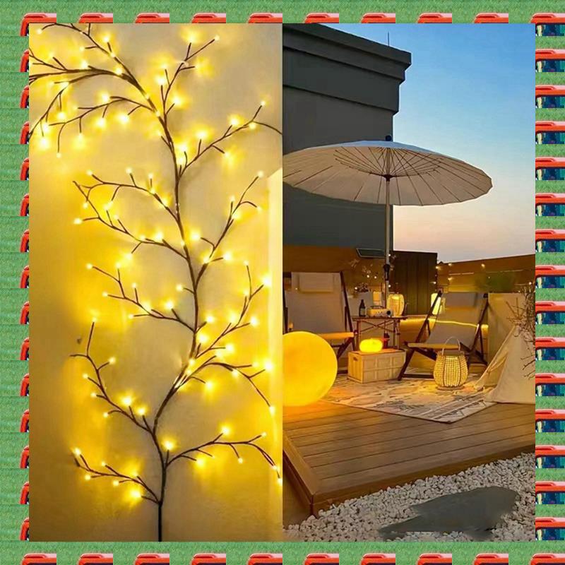 ABMO 72LEDS Bendable Willow Ra - Wall Decor Lighting Tree 리뷰 및 가격