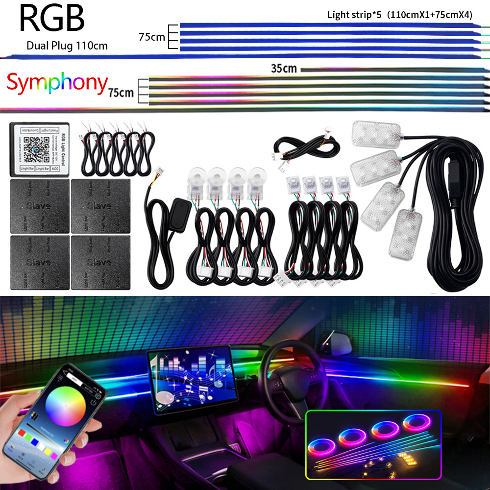 Universal Led Car Ambient Ligh - Lighting Interior Decor 리뷰 및 가격