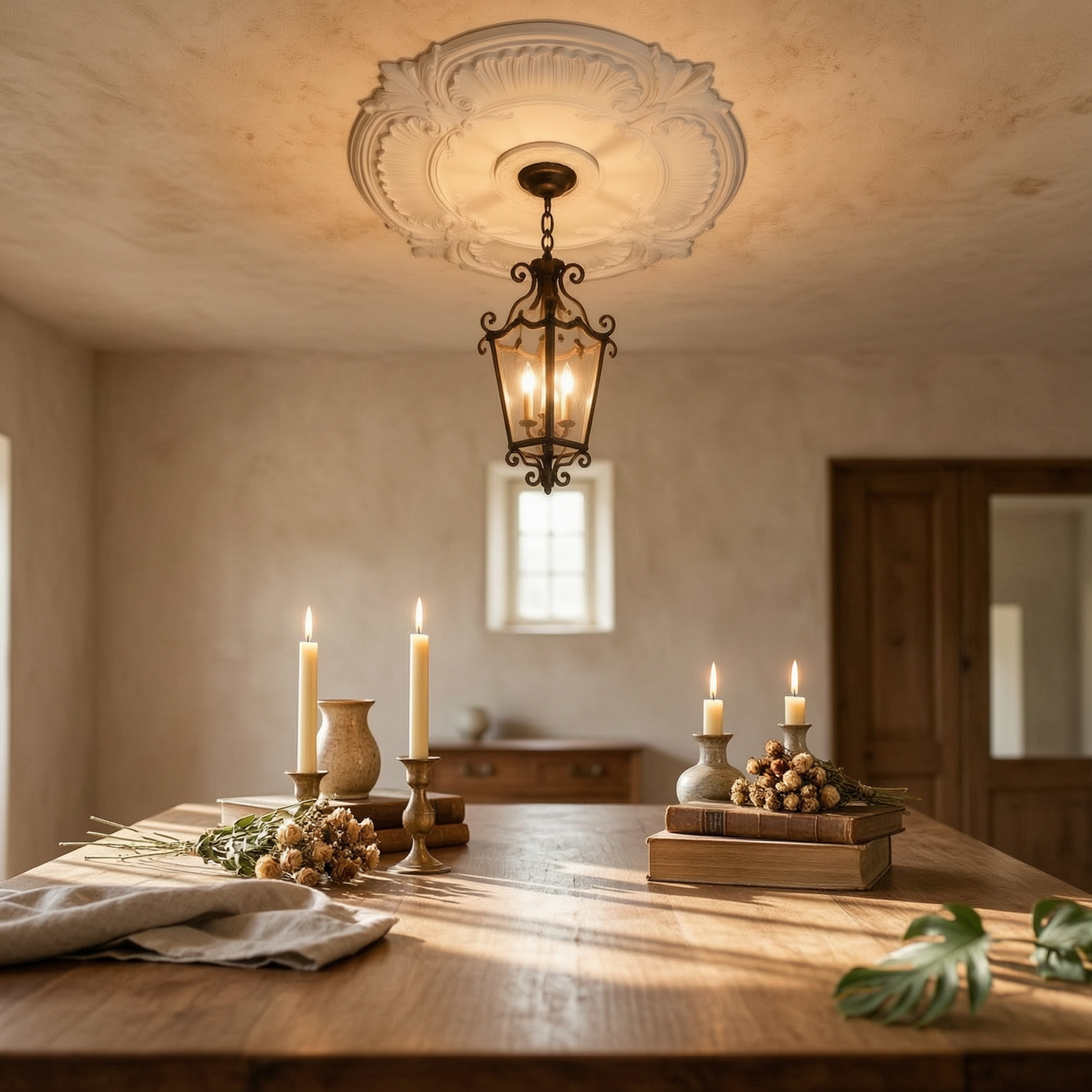 Round PU Ceiling Medallion Orn - Lightings Decoration 리뷰 및 가격