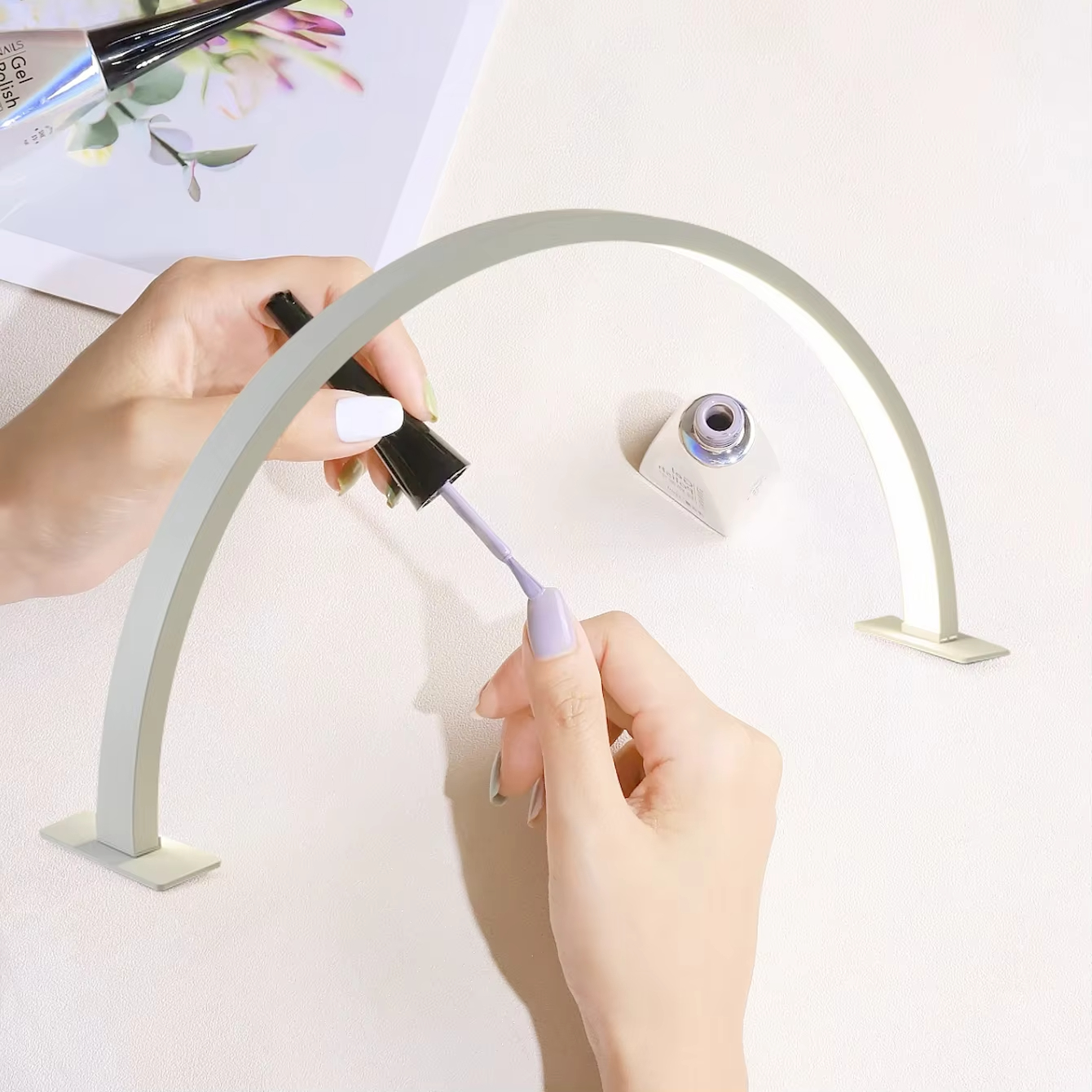 LED Nail Lamp Half Moon Beauty - Led Moon Lamp 리뷰 및 가격